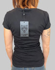 T-shirt donna Plein Sport Swim con stampa tigre e logo argento