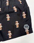 Boxer Mare Philipp Plein Beach Orsetti Nero