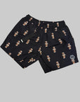 Boxer Mare Philipp Plein Beach Orsetti Nero