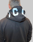 Felpa Icon cappuccio con logo bianco o nero