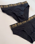 Bi-Pack Cavalli Class Slip nero o blu