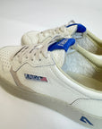 Sneakers Autry White pelle grana naturale con inserti in suede