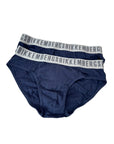 Bi-Pack Bikkembergs SLIP Nero, Bianco, Blu