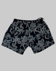 Boxer Mare Philipp Plein Nero con stampa bianco