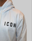 Felpa Icon cappuccio con logo bianco o nero