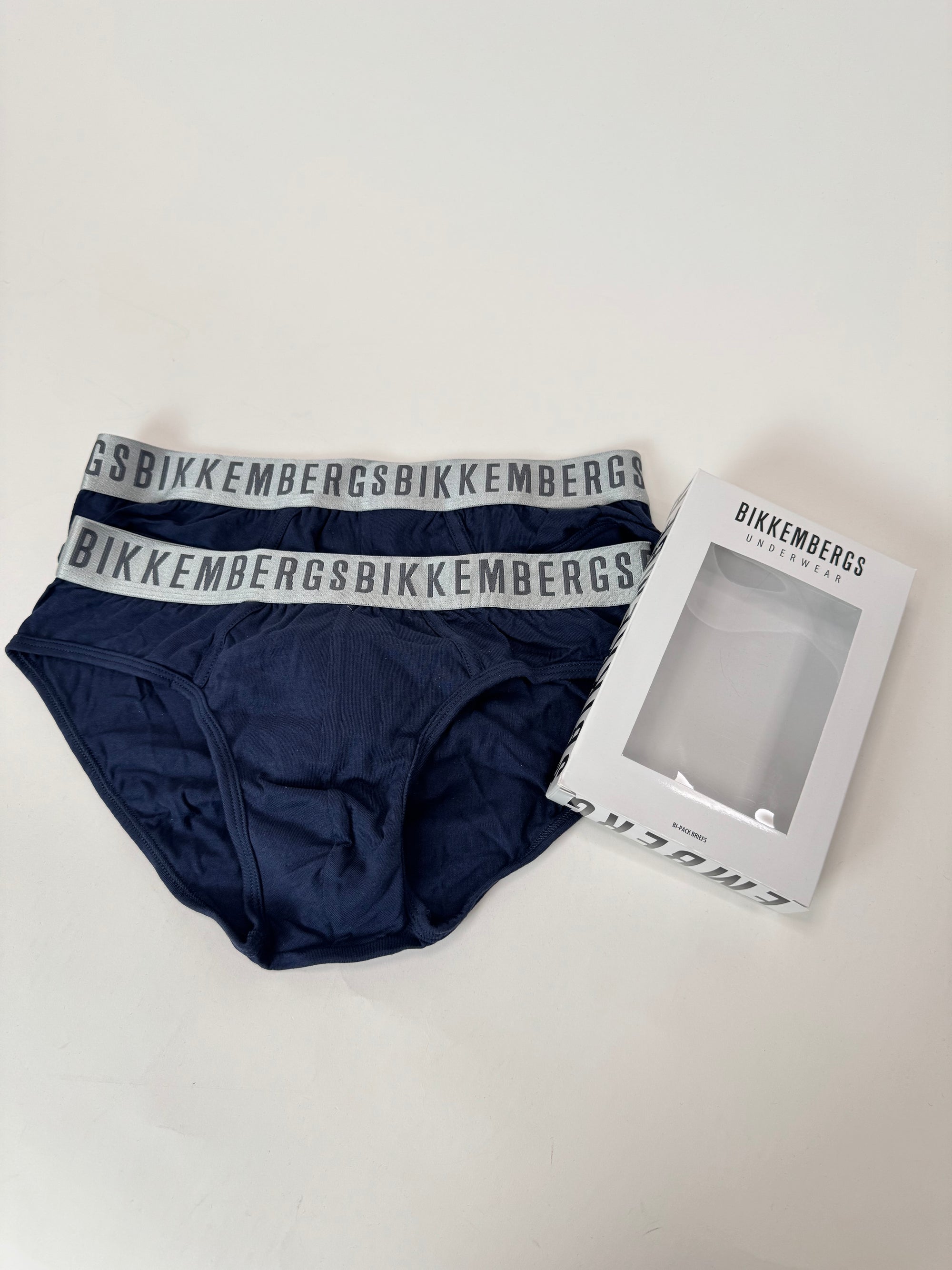 Bi-Pack Bikkembergs SLIP Nero, Bianco, Blu