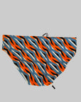 Slip Mare Bikkembergs Multicolor Arancione