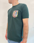 T-shirt Sunday People taschino verde o bianco