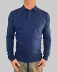 Polo Gianni Lupo Manica Lunga in filo 2 Colori
