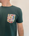 T-shirt Sunday People taschino verde o bianco