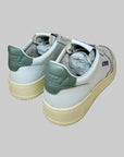 Sneakers Autry White Verde Militare