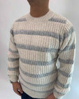 Pullover Gianni Lupo righe 2 colori