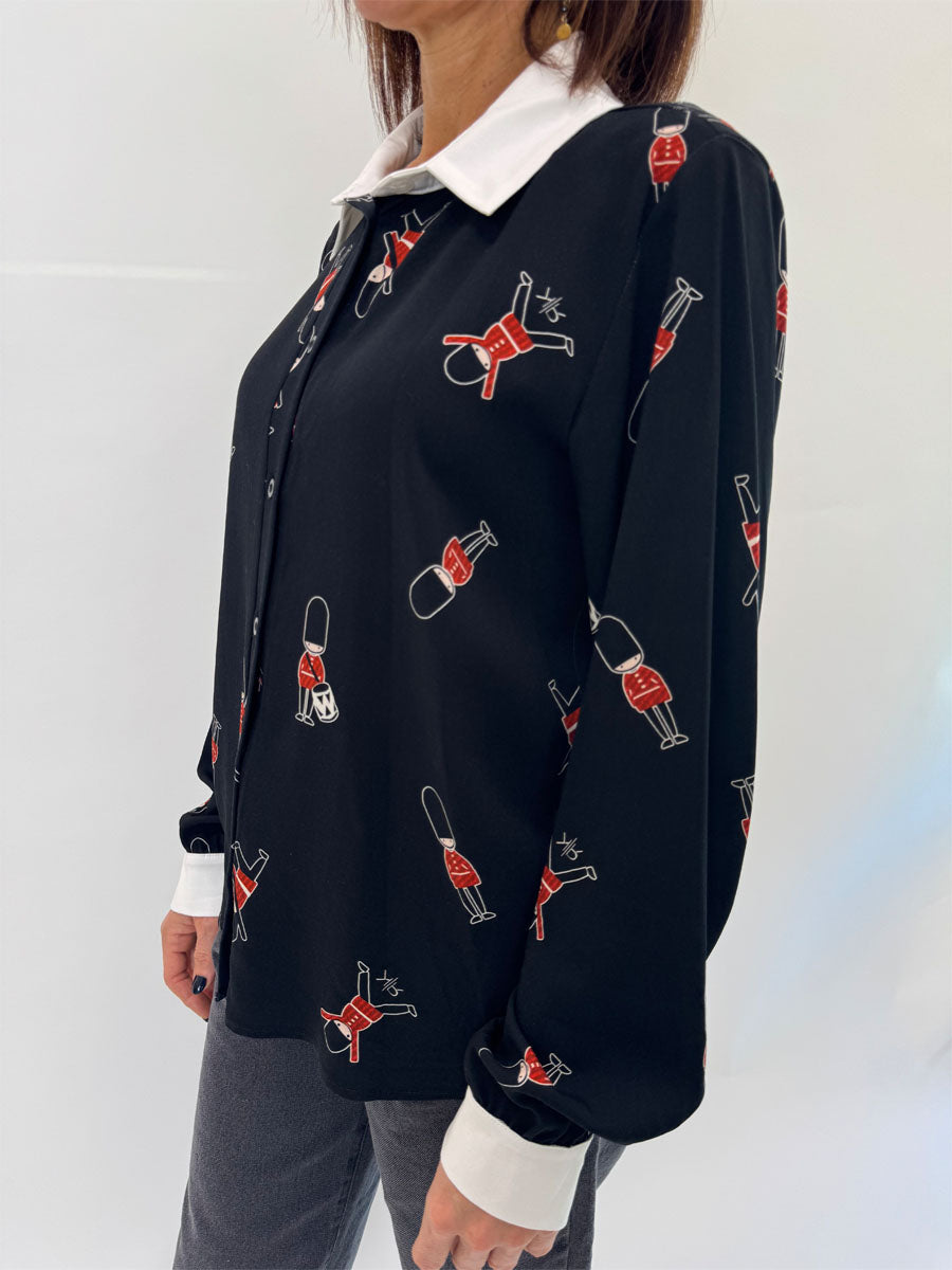 Camicia Rebeka ross Fantasia soldatini