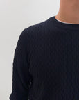 Pullover Victor Cool trama blu