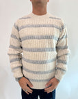 Pullover Gianni Lupo righe 2 colori