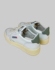 Sneakers Autry White Verde Militare