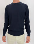 Pullover Victor Cool trama blu