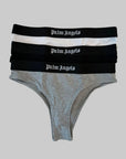 3 Brasiliane Palm Angels Colore Nero Bianco e Grigio