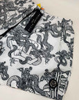 Boxer Mare Philipp Plein bianco con stampa nero