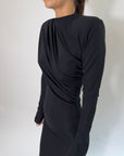 Abito Kostumn1 drappeggiato nero