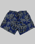 Boxer Mare Philipp Plein blu con stampa nero