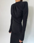 Abito Kostumn1 drappeggiato nero