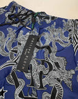 Boxer Mare Philipp Plein blu con stampa nero