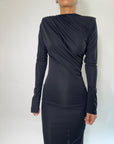 Abito Kostumn1 drappeggiato nero