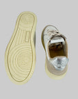 Sneakers Autry White Suede e Argento