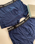 Bi-Pack Trussardi Boxer nero o blu
