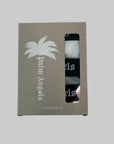 3 Slip Palm Angels Colore Nero Bianco e Grigio