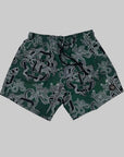 Boxer Mare Philipp Plein verde con stampa nero