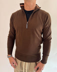 Pullover OverD mezza zip 3 colori