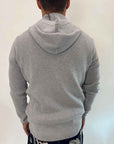 Pullover Seinse cappuccio Blu o Grigio perla