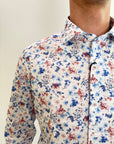 Camicia Camiceria Sartoriale Milano fantasia fiori