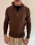Pullover OverD mezza zip 3 colori