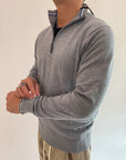Pullover OverD mezza zip 3 colori