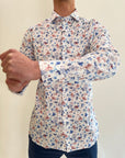 Camicia Camiceria Sartoriale Milano fantasia fiori