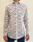 Camicia Camiceria Sartoriale Milano fantasia fiori