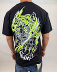 T-shirt Philipp Plein Sport Swim logo tigre sul retro bianco o nero