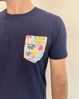 T-shirt Sunday People taschino blu