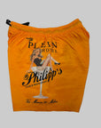 Boxer Mare Philipp Plein Pin-Up Arancio