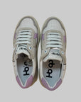 Sneaker Ho'op White Camoscio Menta Lilla