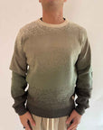 Pullover Gianni Lupo sfumato beige verde militare
