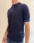Polo Seinse in filo blu