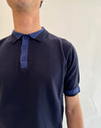 Polo Seinse in filo blu