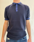 Polo Seinse in filo blu