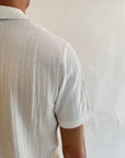 Polo Gianni Lupo in filo trama Blu o Bianco