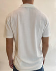 Polo Gianni Lupo in filo trama Blu o Bianco