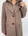 Cappotto Griffai Tabacco